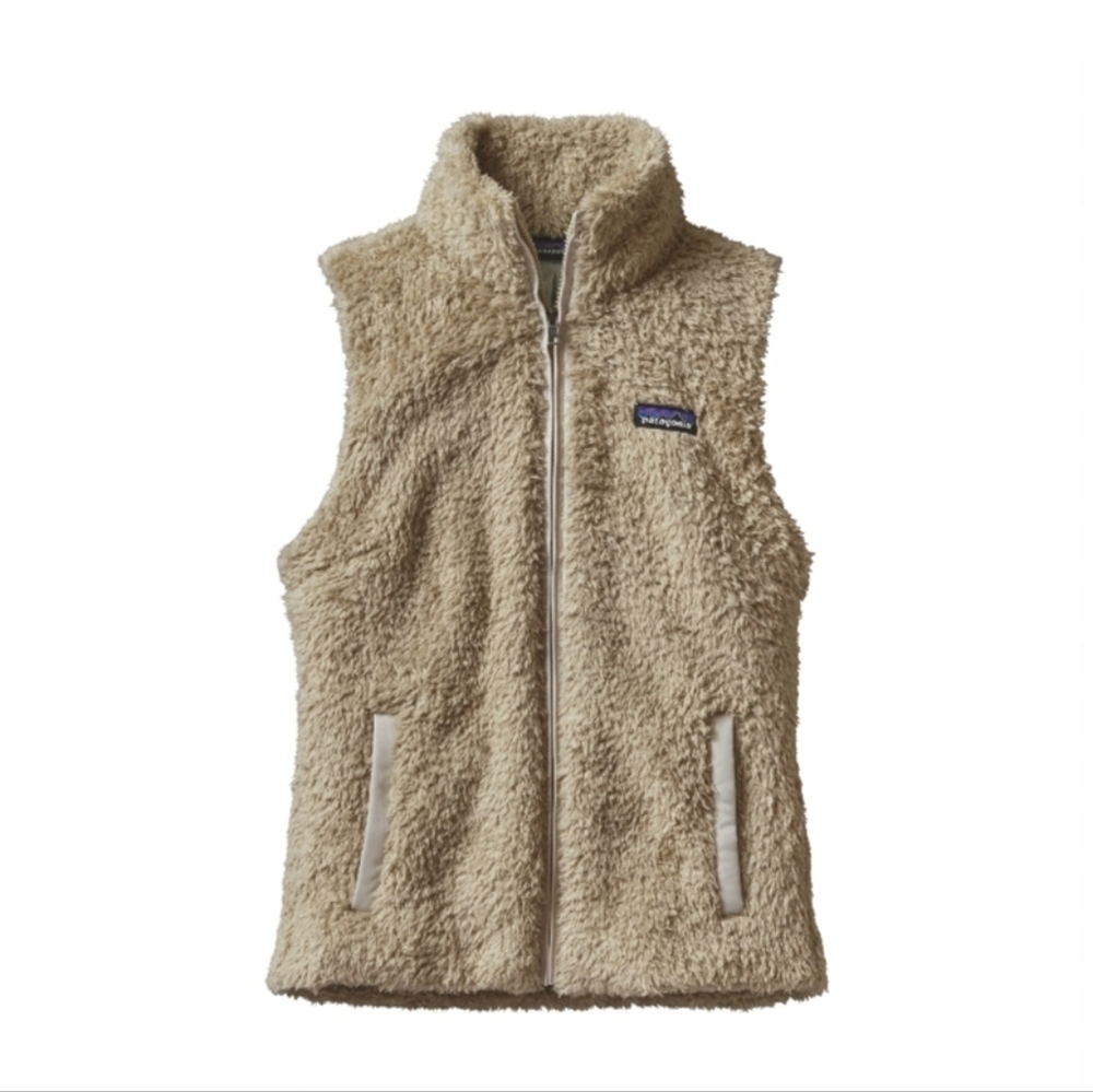 Patagonia Women's Los Gatos Fleece Vest Tan Ivory